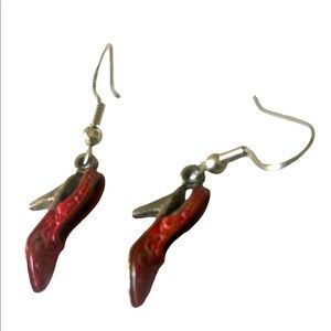 Earrings Red Shoes